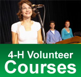 Online courses to train 4-H volunteers.