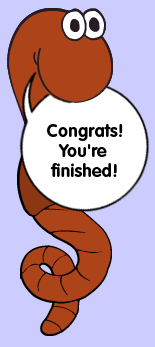 Congrats! You're finished